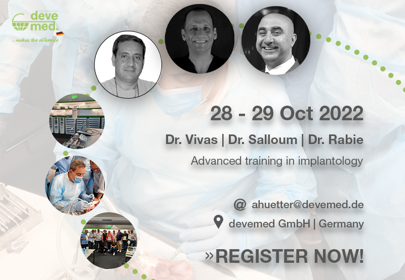 Advanced training in implantology Dr Vivas, Dr. Salloum, Dr. Rabie